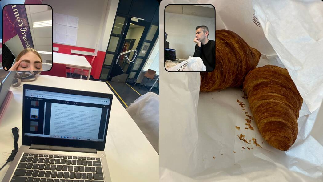 Diese App will das echte Leben – aber birgt auch Risiken Blick auf den Arbeitsplatz und ins Frühstück. Solche Inhalte teilen Jugendliche öffentlich auf BeReal.