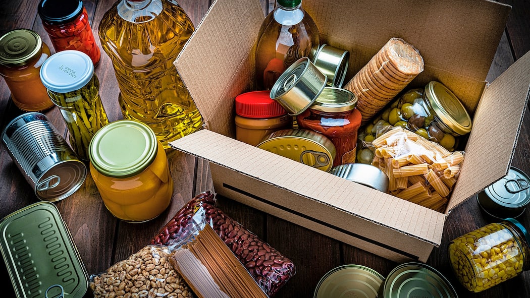 Infos zu Allergien und Zutaten fehlen oft Paket mit Lebensmitteln