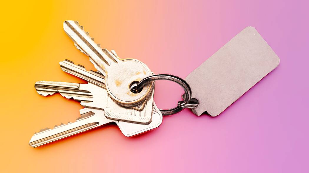 Die Tricks der Büroklammer AG – und wie Sie sich wehren Ein Schlüsselbund mit einem Schlüsselfinder-Anhänger. Solche verkauft auch die Büroklammer AG