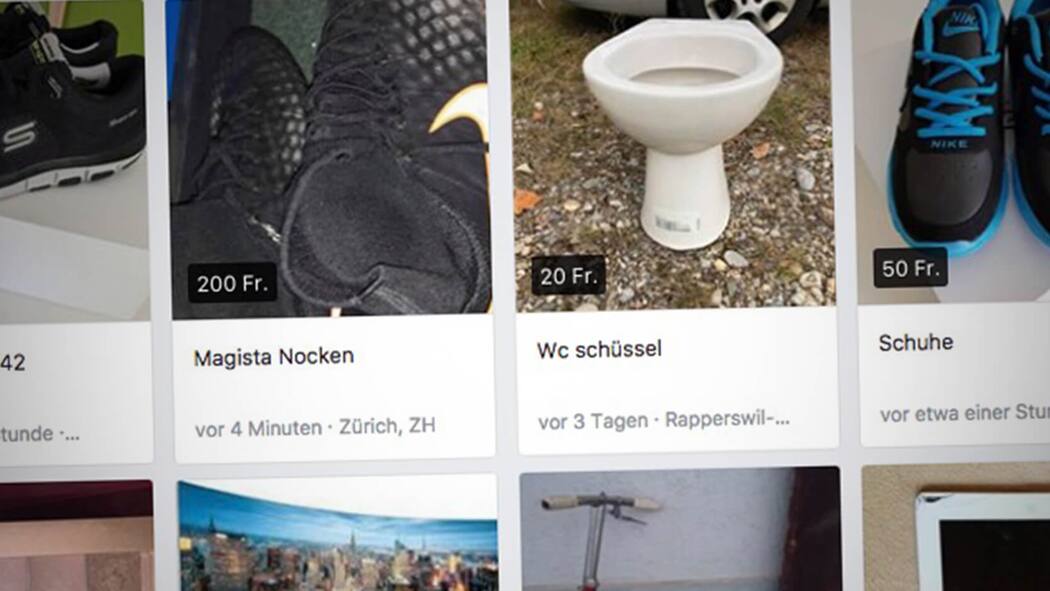 Ein Flohmarkt mit Risiken Facebook Marketplace