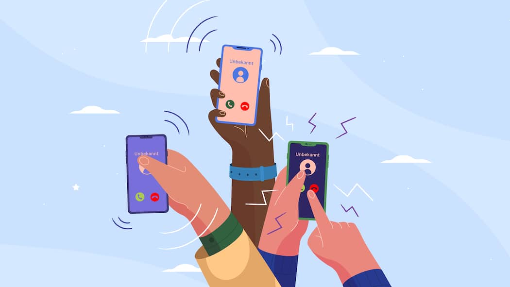 Der Telefonterror kommt zurück Illustration: Anrufe von unbekannt