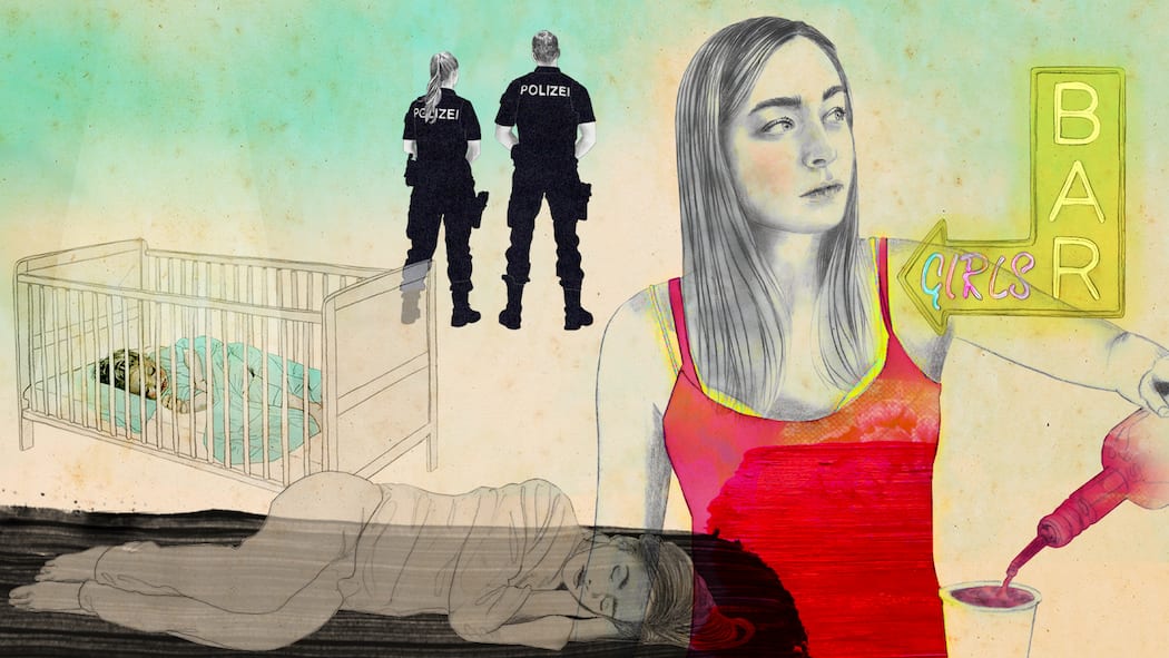 «Keine Sorge, das Geld kommt bald» Symbolbild Menschenhandel mit Albanerinnen