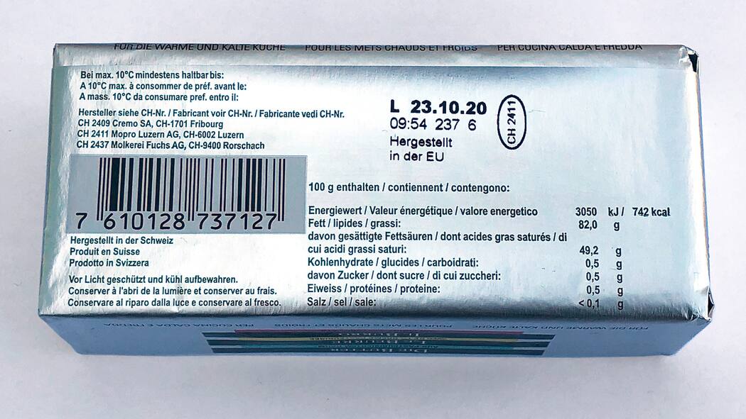 Nix in Butter bei der Butter Butter