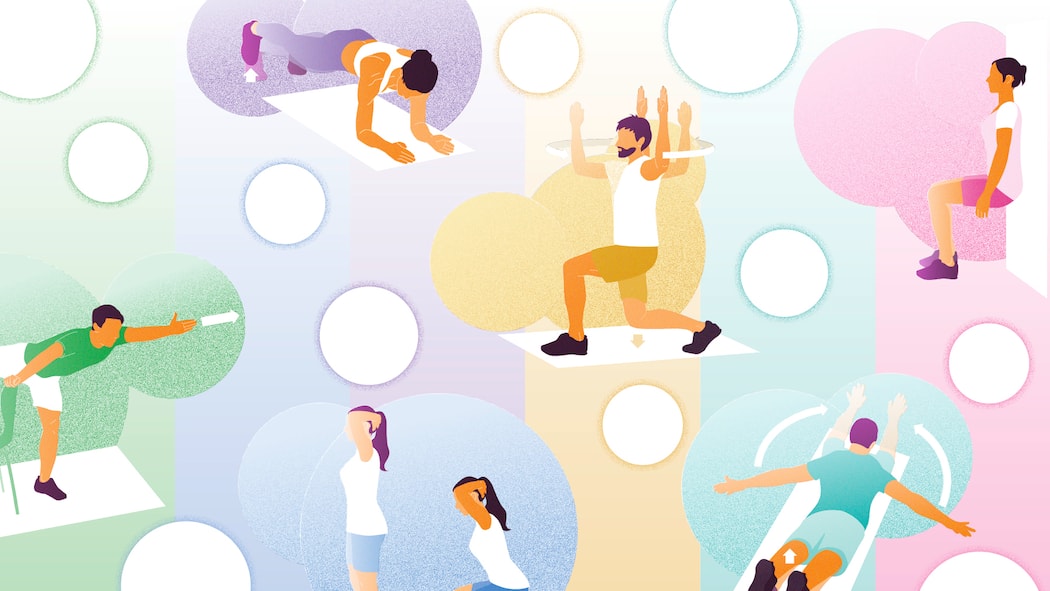 6 Fitnessübungen für zu Hause Fitnessübungen für daheim