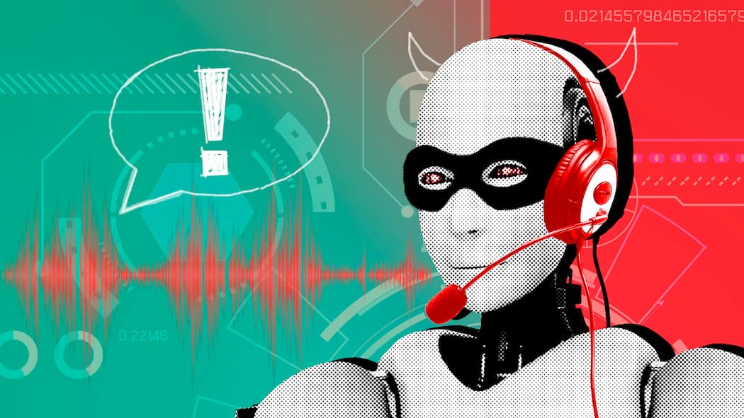 Enkeltrick 2.0: Wenn Betrüger Stimmen klauen Fotomontage / Illustration zum Enkeltrick 2.0