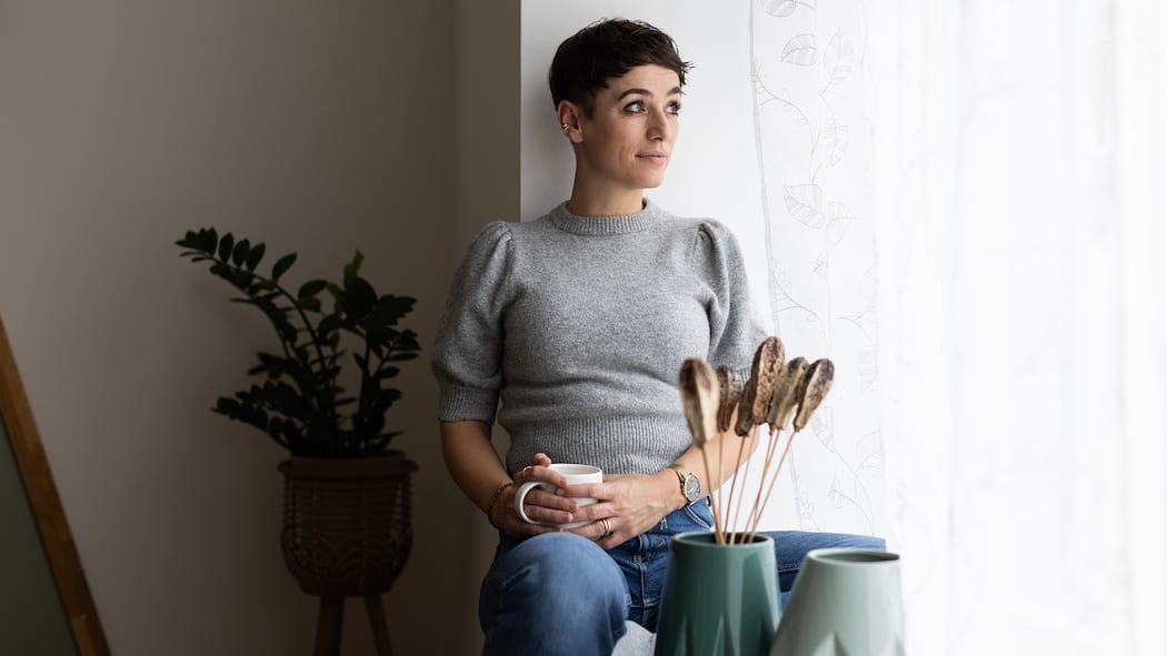 «Bloss nicht Mami werden» Hebamme Michelle Bichsel in ihrer Praxis in Gelterkinden, BL.