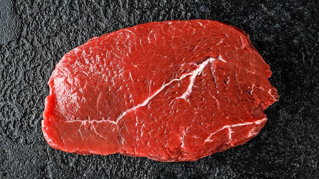 Das System Proviande Ein Stück rohes Fleisch