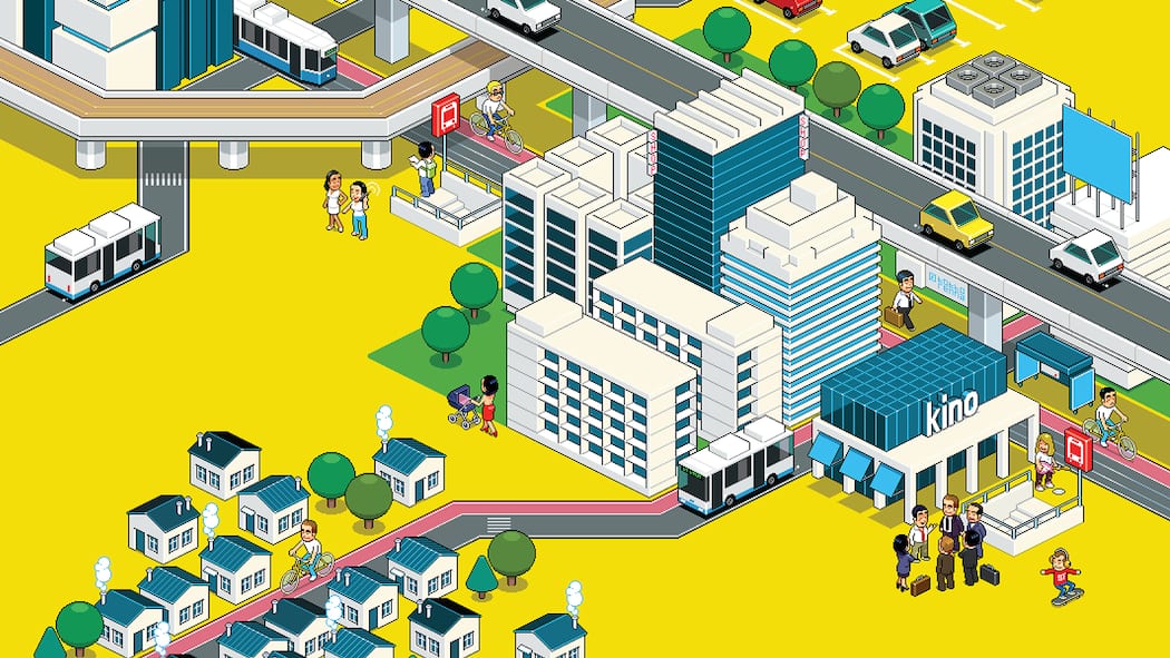 Die Zukunft der Stadt liegt in der Agglo Verkehrssituation zwischen Stadt und Agglomeration