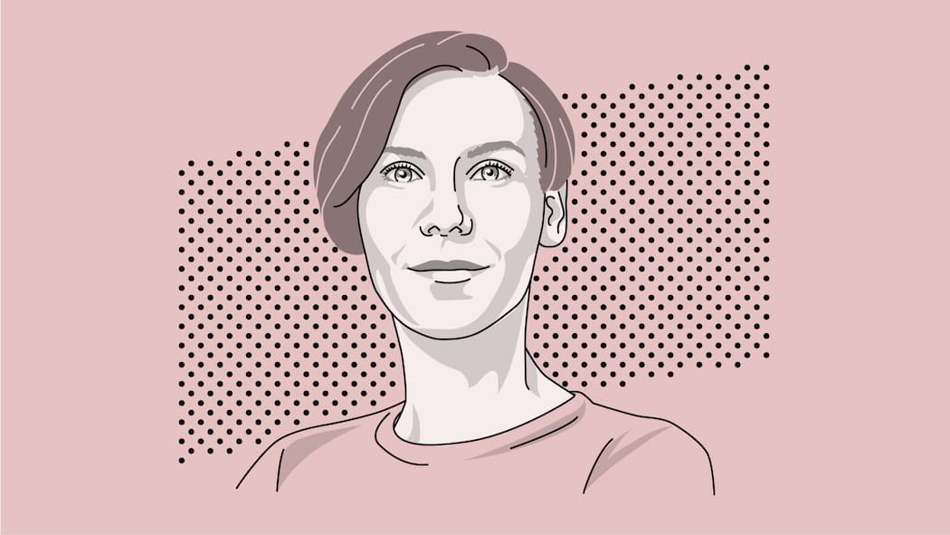 Wer die eigenen Reserven ignoriert, verliert die Kontrolle Illustration: Porträt von Caroline Fux - Ein Flughafenmitarbeiter reagiert ziemlich herablassend, als Caroline Fux realisiert, dass sie den falschen Ausweis eingepackt hat. Doch der Vorfall erzwingt bei ihr eine persönliche Einsicht