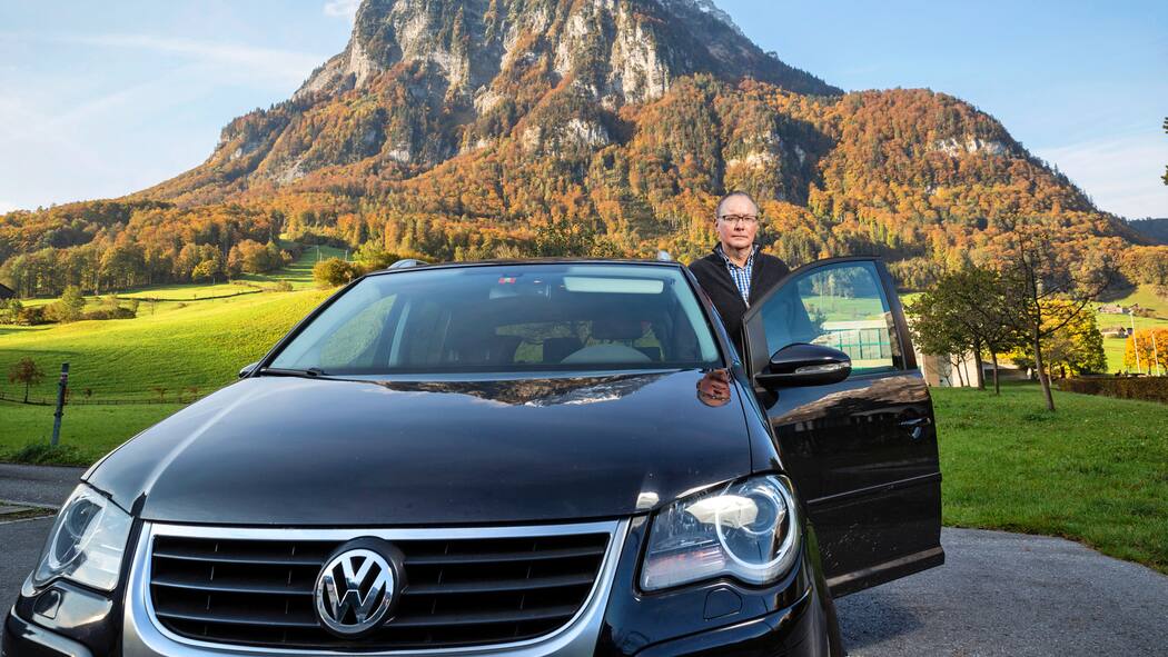 Familienauto mit Schwachstelle Stefan Glarner ist von seinem VW Touran enttäuscht
