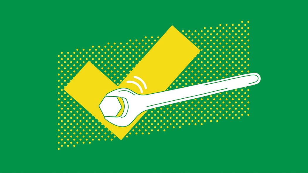 Koffer-Knatsch mit Happy End Weisses Werkzeug vor einem gelben Haken auf grünem
Hintergrund. Der Beobachter bietet mit dem Beratungszentrum rechtlichen Rat an seine Abonnentinnen
und Abonnenten. So auch in diesem Fall.