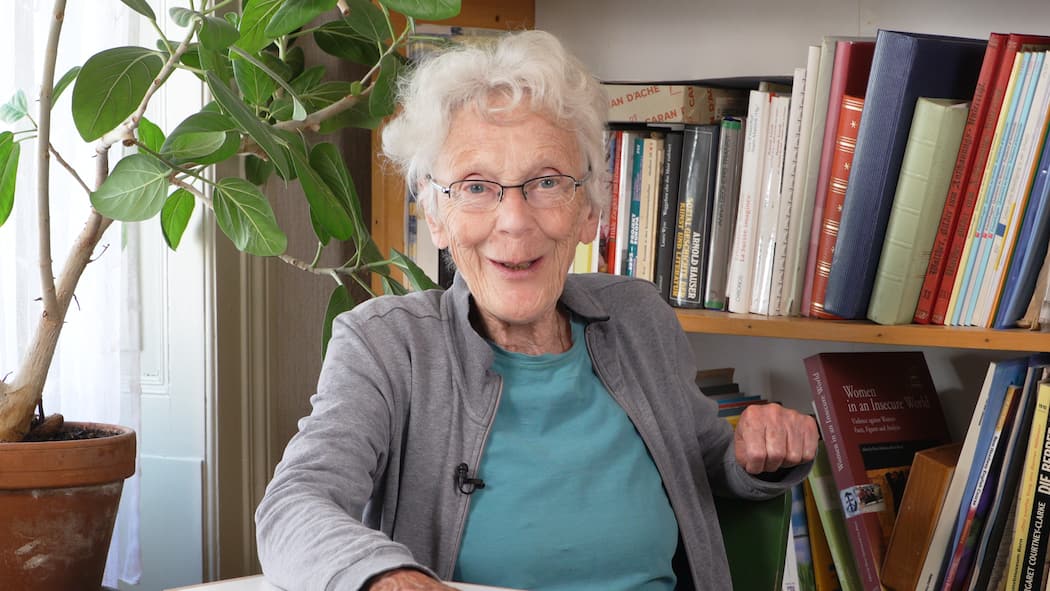 Lifetime Award Gewinnerin: Anni Lanz Prix Courage 2022 Lifetime Award: Anni Lanz kämpft seit bald 40 Jahren für Menschen auf der Flucht.