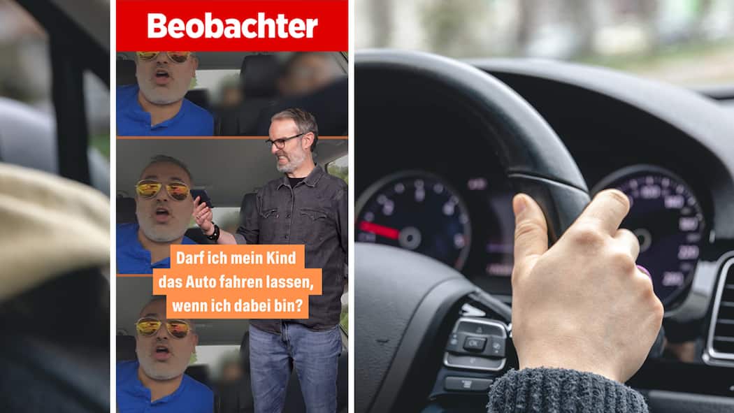 Darf ich mein Kind das Auto fahren lassen, wenn ich dabei bin? BZ Reactions: Darf ich mein Kind das Auto fahren lassen, wenn ich dabei bin?