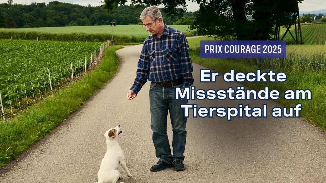 Seine Tierliebe kostete ihn den Job: Jorge Pereira Prix Courage 2025: Jorge Pereira