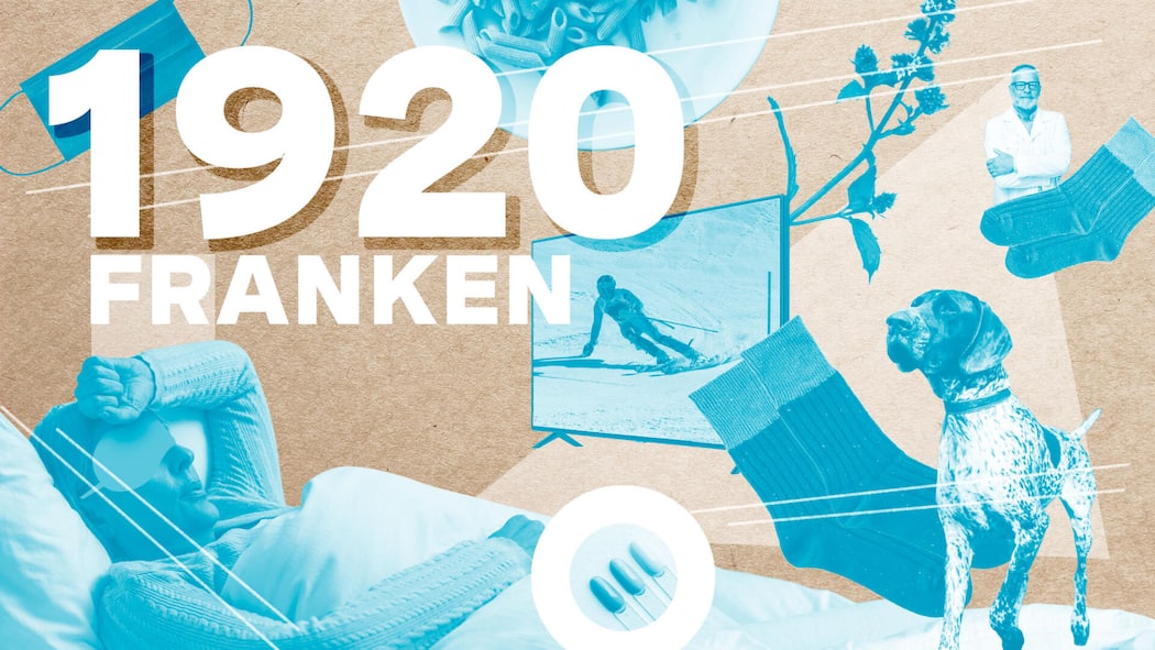 «Ohne meine Eltern würde ich nicht überleben» Illustration Collage Abrechnung, Folge 56: Long Covid und Sozialhilfe, Farbversion 2