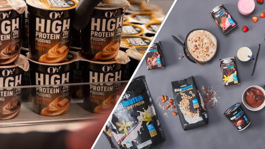 Greenpeace kritisiert Protein-Angebot von Migros und Coop Collage zum Thema High Protein Produkte Migros und Coop, Beobachter: 90 % der verkauften Proteine bei Coop und Migros sind tierisch: Erreicht die Schweiz so ihr Klimaziel? 90 % der verkauften Proteine bei Coop und Migros sind tierisch: Erreicht die S…