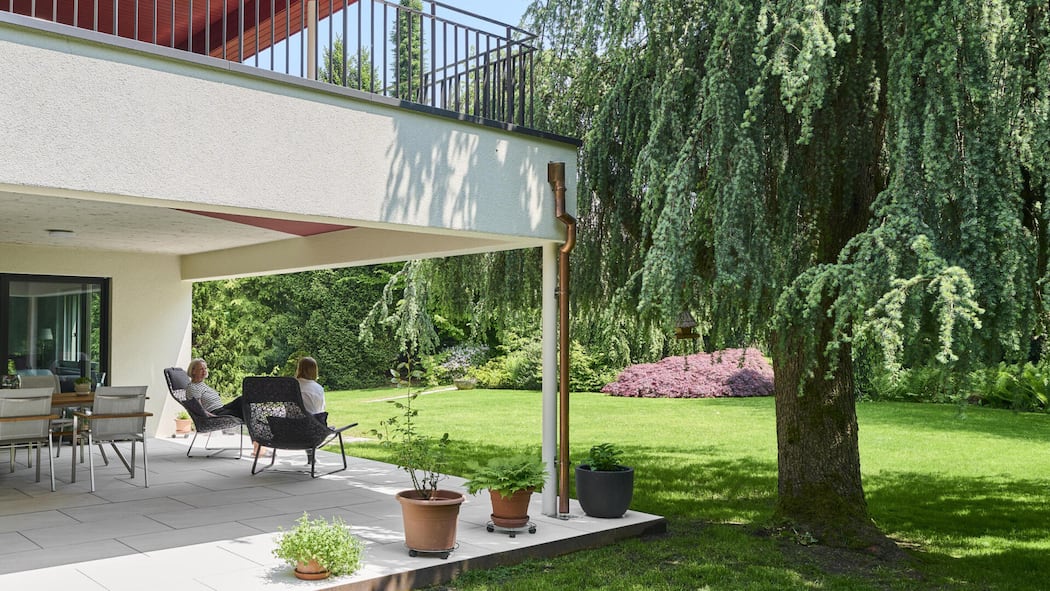 Vom Einfamilienhaus zur Alterswohnung – so gehts Beobachter Spezial 19/25, «Bauen und Wohnen» Umbau statt Neubau Umbauprojekt Flöz, in Horgen ©Studio Gataric Fotografie