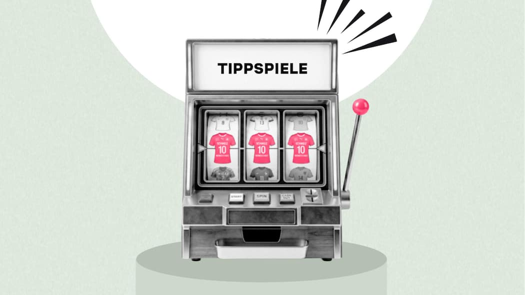 Gewinnen kann nur, wer die Regeln kennt Ein einarmiger Bandit mit 3 gleichen Symbolen und der Aufschrift «Tippspiele». Welche Regeln bei Geldspielen in der Schweiz gelten.
