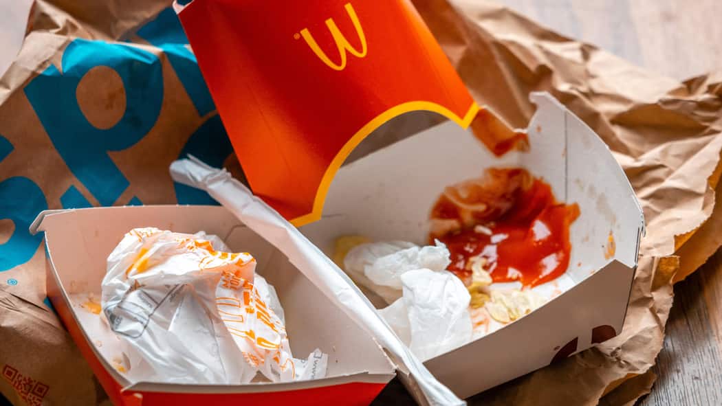 Gegen die Giftstoffe in der Verpackung Fastfood Verpackung Mc Donalds