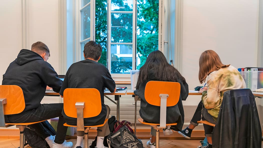 Schlechte Luft verunsichert Lehrkräfte Lüften nach der Corona-Pause: Schüler im Schulhaus De Wette in Basel