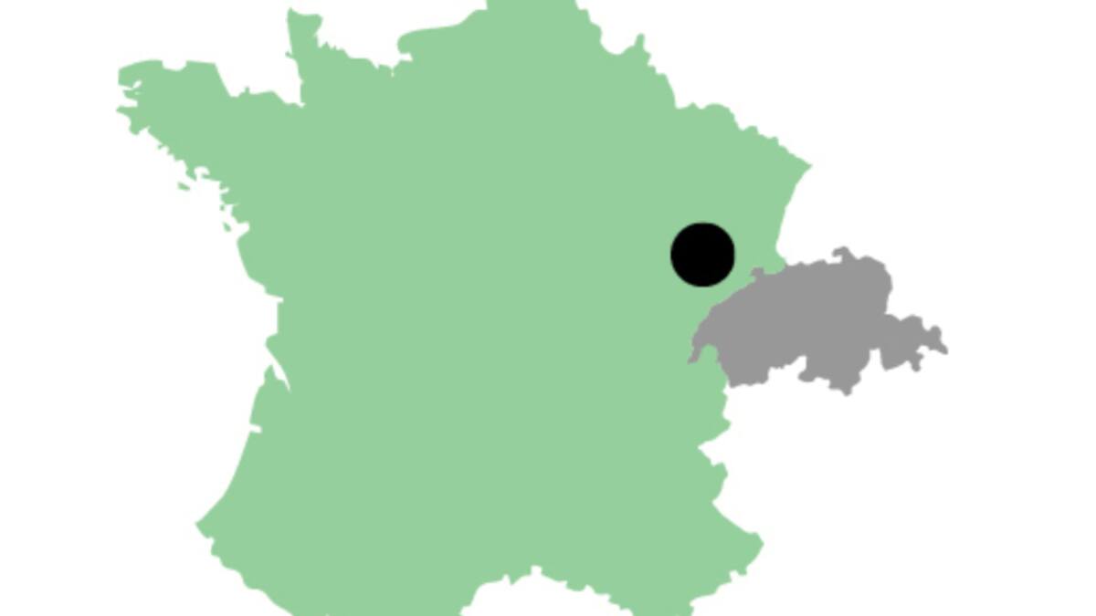 Karte Parc des Ballons des Vosges, Frankreich