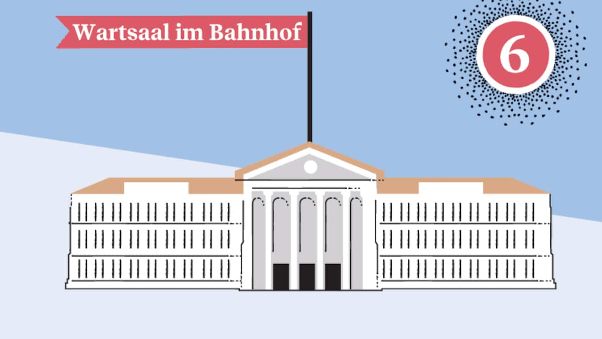 Illustration Bahnhof