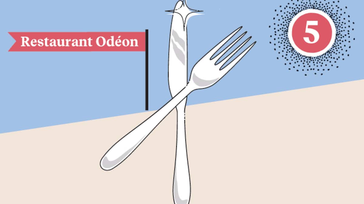 Illustration Restaurant Odéon