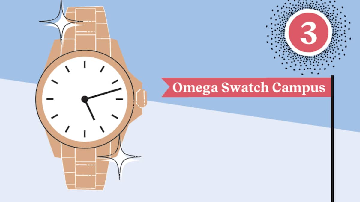 Illustration Swatch- und Omega-Campus