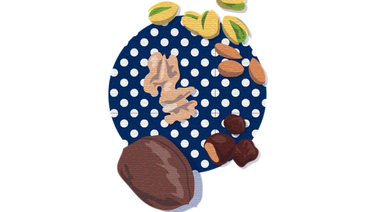 Illustration Nüsse