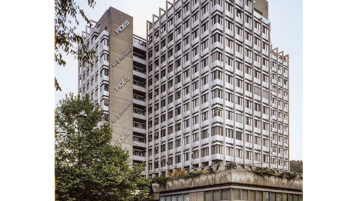 Hochhaus zur Palmen entworfen von Max Ernst Haefeli