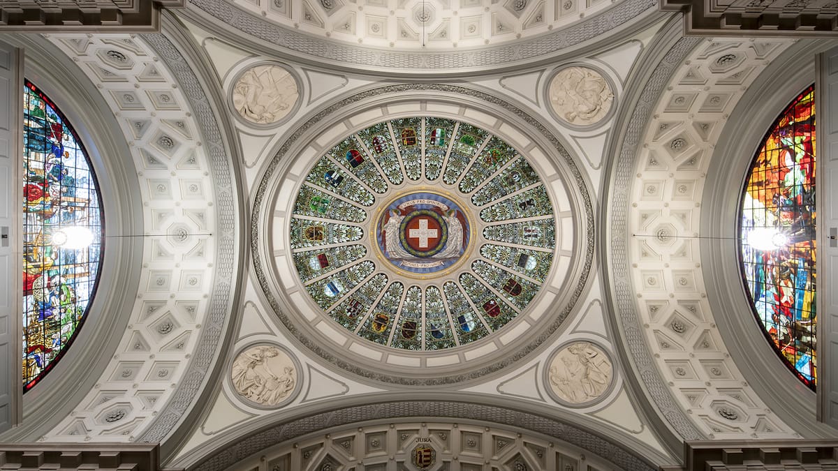 Blick auf die Bundeshauskuppel.