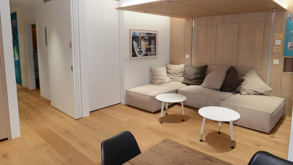 In dieser Mikrowohnung lebt man wie in einer Kajüte In dieser Mikrowohnung lebt man wie in einer Kajüte