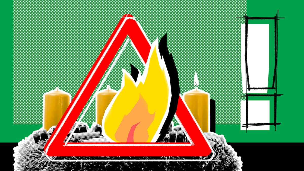 Brandgefahren: So schützen Sie sich vor Feuer durch Kerzen