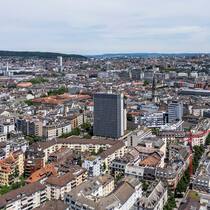 Höchster Anstieg bei Neumieten seit über 30 Jahren Luftansicht vom Zürcher Stadtteil Werd