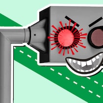 Wieso ein Temposünder 38’000 Franken Busse zahlen soll Illustration eines Blitzers - Schnell fahren kann teuer werden. Besonders, wenn man zum zweiten Mal erwischt wird