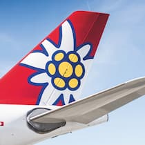 Edelweiss verweigert Entschädigung Heckflosse Flugzeug Edelweiss-Airline