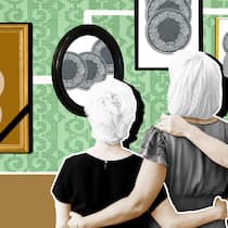 Haben Sie Fragen zum Erbrecht? Montage drei Frauen betrachten Bilder. Die Expertinnen und Experten des Beobachters geben Antworten auf komplizierte Fälle im Erbrecht. Vereinbaren Sie eine telefonische Beratung für 60 Franken – inkl. Zugang auf alle Inhalte von Beobachter und Guider während 30 Tagen.