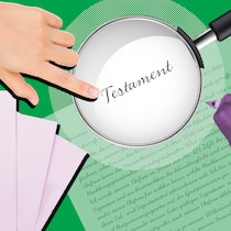 Ist der Letzte Wille rechtsgültig verfasst? Illustration Testament prüfen