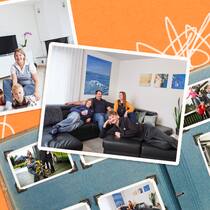 «Wir sind uns bewusst, dass es uns sehr gut geht» Collage mit Familienbildern, sieht aus wie ein Fotoalbum
