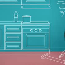 Vor dem Verkauf umbauen – lohnt sich das? Mensch hängt müde durch ein Fenster vor einem Raum mit Werkzeugen. Nur gewisse Sanierungen steigern den Wert von Wohneigentum. Ein Immo-Experte erklärt, warum ein neues Bad nicht dazugehört.