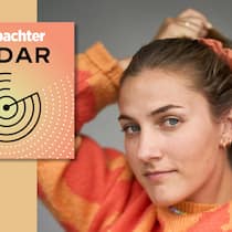 Warum tun Sie sich das an, Leandra Flury? Porträt von Leandra Flury mit Radar-Logo