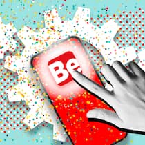 Wir haben ein Appgrade für Sie Illustration zur App - Die Beobachter-App wird bald ein halbes Jahr alt. Wir haben ihr zur Feier ein paar nützliche neue Tricks beigebracht