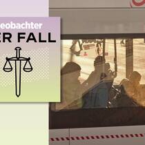 Der Kontrolleur zeigt keine Gnade Podcast Der Fall Illustration SBB-Busse