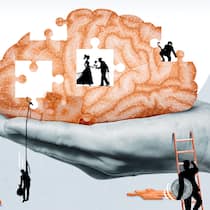 Finanziell ausgebeutet – wie sich ältere Menschen schützen Illustration Gehirn mit fehlenden Puzzleteilchen; Senioren in Gefahr Finanziell ausgebeutet – wie sich ältere Menschen schützen Nicht Enkeltrickbetrüger, sondern nahestehende Personen sahnen ab: Jeder fünfte ältere Mensch ist betroffen. Was hilft dagegen?