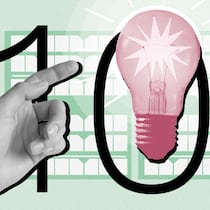 Die 10 besten Steuertipps Collage mit der Zahl zehn und einer Glühbirne - Alle müssen die Steuererklärung ausfüllen - mit Betonung auf müssen. Mit diesen zehn Tipps gehen Sie Schritt für Schritt und ohne Stress vor