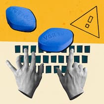 Verkauft der Bischof jetzt Viagra? Illustration Viagra-Pillen und Computer-Tastatur: Cybersicherheit Viagra vom Bistum Betrüger kapern derzeit reihenweise Schweizer Websites und schalten dort illegale Onlineshops für Potenzmittel auf. Sie verschonen auch den Bischof nicht.