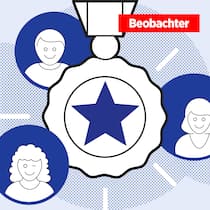 Kandidaten Bürgerbewegung «Courage» Grafik einer Medallie