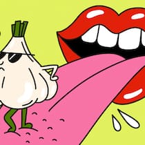 Die gar nicht so tolle Knolle Illustration Knoblauch: Warum man nur Ja oder Nein sagen kann zu Chnoblibrot – und was das mit Sascha Ruefer zu tun hat.