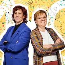 Bücher, die das Leben schreibt Die Beobachter-Edition wird 40 Jahre alt: Die ehemalige Verlagsleiterin Käthi Zeugin (rechts) und die heutige Chefin Sarah Berndt