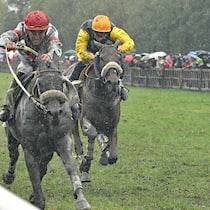Regenversicherung will nicht zahlen – trotz Regen PFERDERENNEN IN MAIENFELD / BAD RAGAZ Sonntag, 13. Oktober 2024. Flachrennen im Regen.